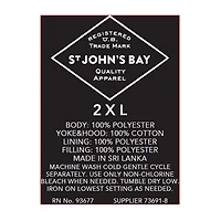 St. John's Bay Mens Heavyweight Big and Tall Jacket