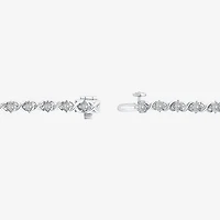 (I1/ I) Womens 1 CT. T.W. Lab Grown White Diamond 10K Gold 7.25 Inch or 8 Inch Tennis Bracelet