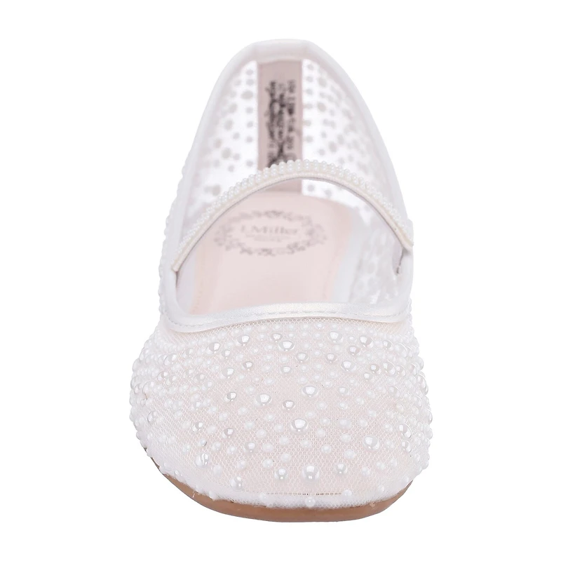 I. Miller Chyvone Big Kid Girls Round Closed Toe Ballet Flats