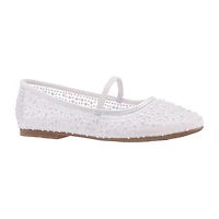 I. Miller Chyvone Big Kid Girls Round Closed Toe Ballet Flats