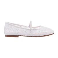 I. Miller Chyvone Big Kid Girls Round Closed Toe Ballet Flats