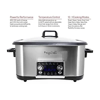 MegaChef 12-In-1 Deluxe Multi 8 Qt Slow Cooker