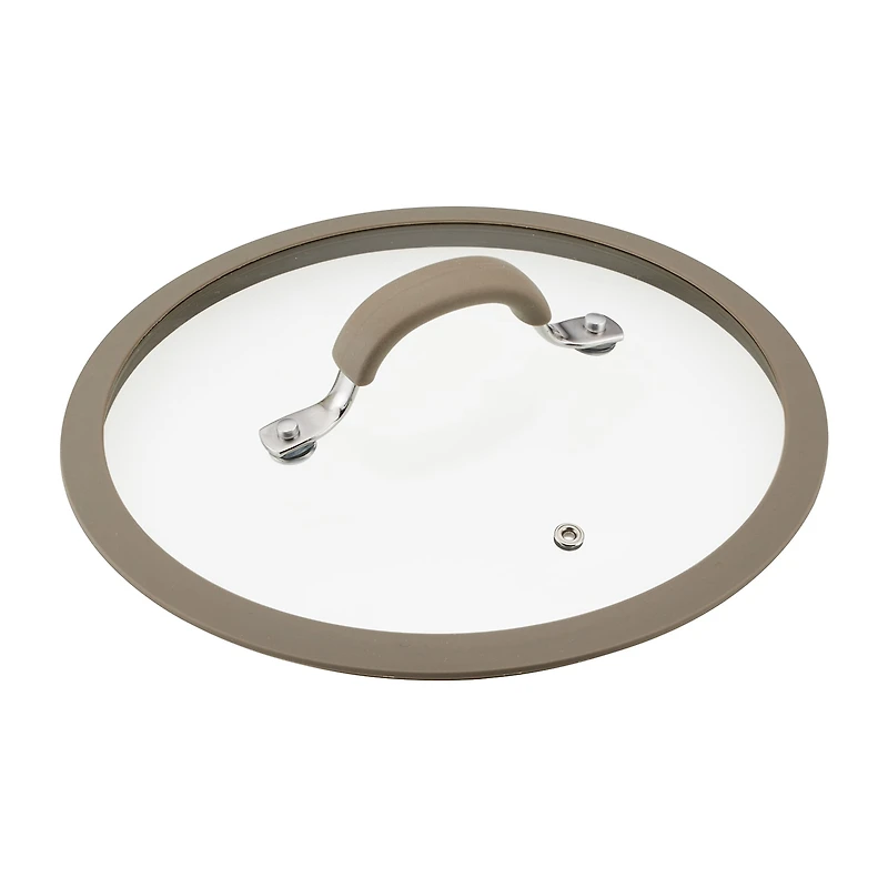 Rachael Ray Cook + Create 10" Silicone-Rimmed Glass Lid