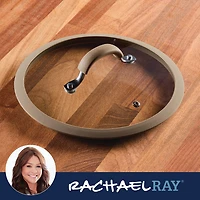 Rachael Ray Cook + Create 10" Silicone-Rimmed Glass Lid