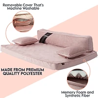 Precious Tails 30" Mocha Orthopedic Pet Bed