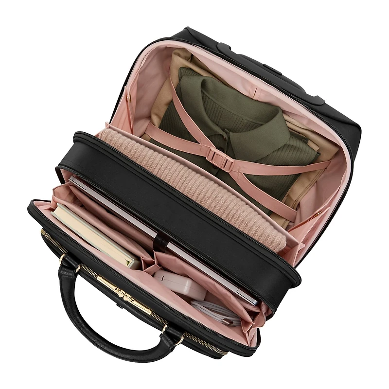 Samsonite Mobile Solution 2 Mobile Office 17 Inch Softside Carry-On Spinner Luggage