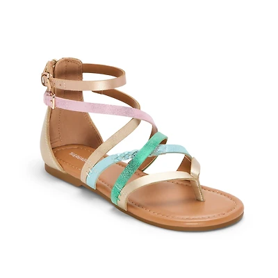 Thereabouts Little & Big Kid Girls Sabrina Strap Sandals