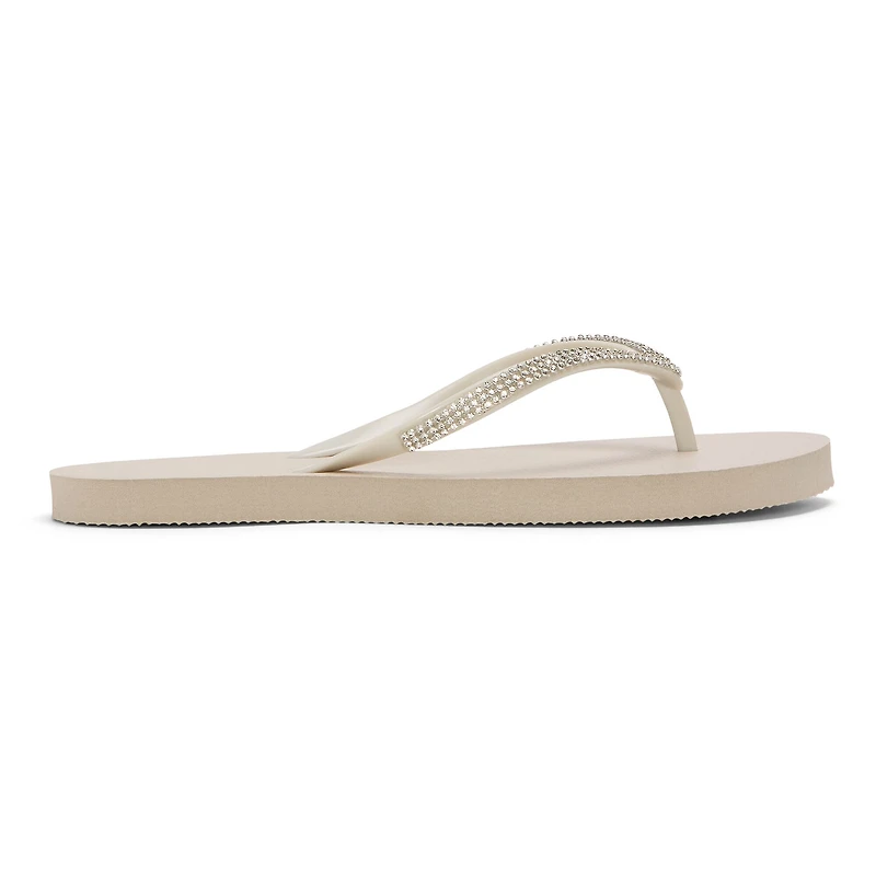 Mixit Womens Rhinestone Flip-Flops