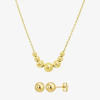 Womens 10K Gold 2-pc. Jewelry Set