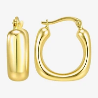 Gold Addiction Womens 10K Gold 16mm Hoop Earrings