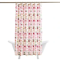 Home Expressions Stamps & Berries Shower Curtain