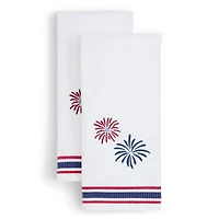 Avanti Fireworks 2 Pack Americana Hand Towel
