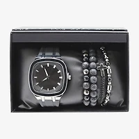 Mens Black 5-pc. Watch Boxed Set Mac7162jc