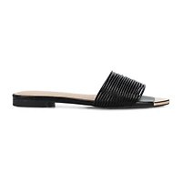 Journee Collection Womens Feather Flat Sandals