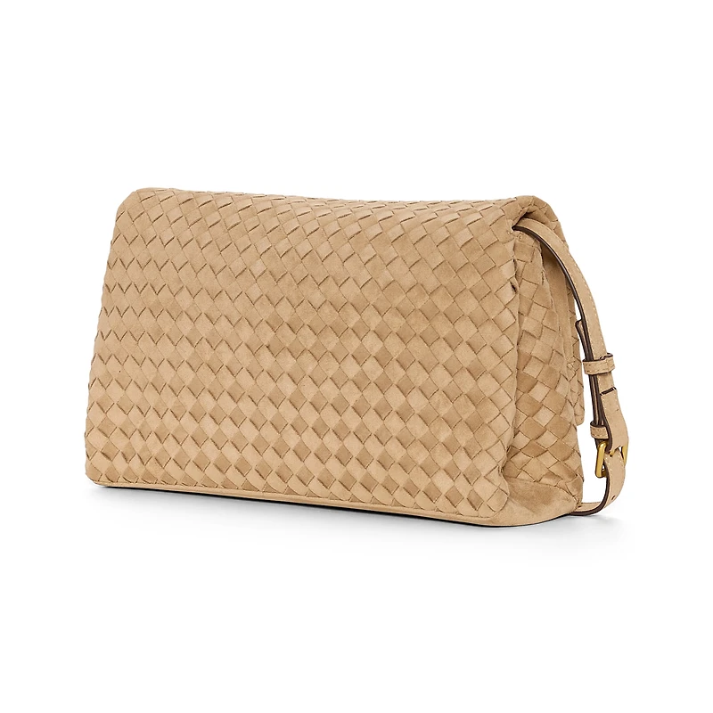 Worthington Woven Flap Crossbody Bag
