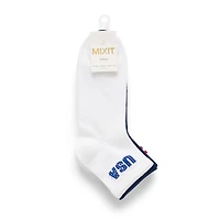 Mixit Womens Multi-Pack 3 Pair Quarter Ankle Socks