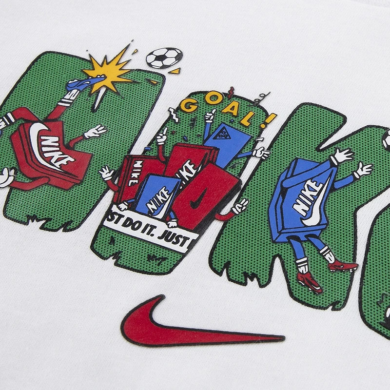 Nike Toddler Boys Crew Neck Short Sleeve Regular Fit Graphic T-Shirt