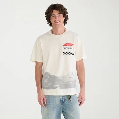 AEROPOSTALE Formula 1® Mens Crew Neck Short Sleeve Classic Fit Graphic T-Shirt