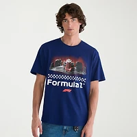 AEROPOSTALE Formula 1® Mens Crew Neck Short Sleeve Classic Fit Graphic T-Shirt