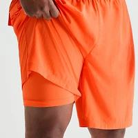 Shaquille O'Neal XLG™ Mens 9" Big and Tall Workout Shorts