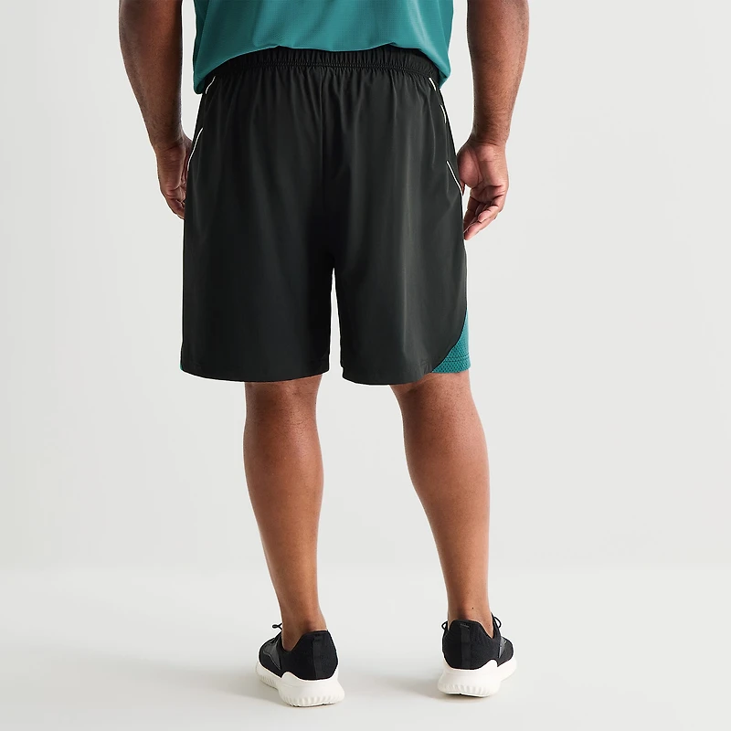 Shaquille O'Neal XLG™ Mens 8" Big and Tall Moisture Wicking Wicked Workout Shorts