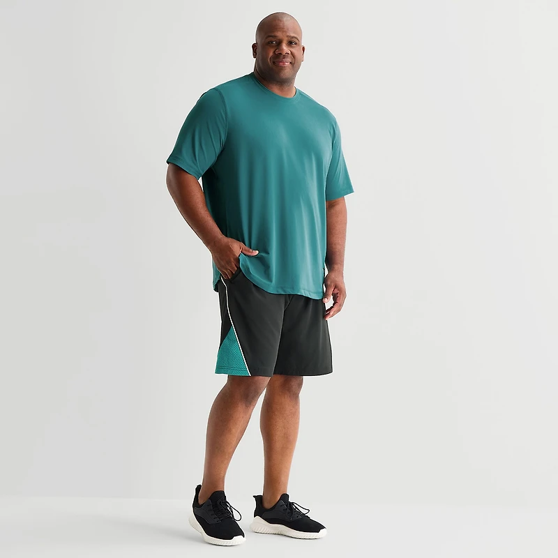 Shaquille O'Neal XLG™ Mens 8" Big and Tall Moisture Wicking Wicked Workout Shorts