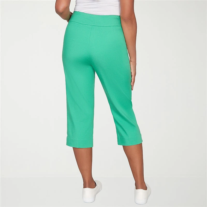 Alfred Dunner Resort Living Womens Straight Capri Pant