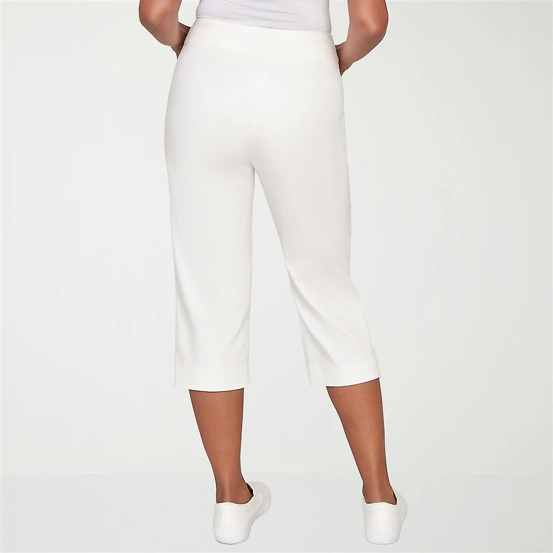 Alfred Dunner Resort Living Womens Straight Capri Pant