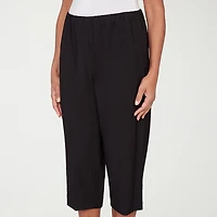 Alfred Dunner Crowd Pleaser Womens Straight Capri Pant