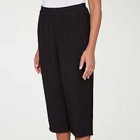 Alfred Dunner Crowd Pleaser Womens Straight Capri Pant
