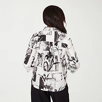 Alfred Dunner Crowd Pleaser Womens 3/4 Sleeve Blouse