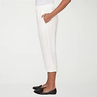 Alfred Dunner Crowd Pleaser Womens Straight Capri Pant