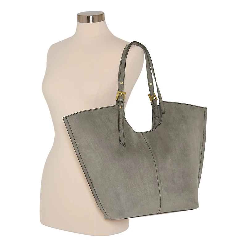 A.N.A Micro Suede Cassandra Tote Bag