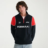 AEROPOSTALE Formula 1® Mens Mock Neck Long Sleeve Quarter-Zip Pullover