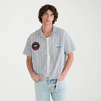 AEROPOSTALE Formula 1® Mens Short Sleeve Regular Fit Button-Down Shirt
