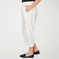 Alfred Dunner Crowd Pleaser Womens Plus Straight Capri Pant