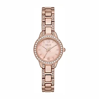 Relic By Fossil Womens Rose Goldtone Bracelet Watch Zr34507