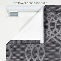 Exclusive Home Curtains Prague Trellis Cordless Blackout Roman Shade