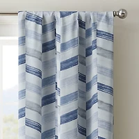 Eclipse Kerry Crispen Geometric Rod Pocket Energy Saving Blackout Set of 2 Curtain Panel