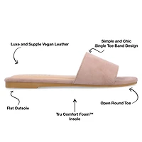Journee Collection Womens Kolinna Flat Sandals