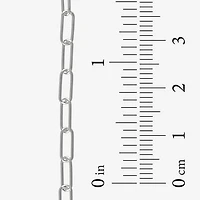 Made in Italy Womens Sterling Silver 20 Inch Link Necklace