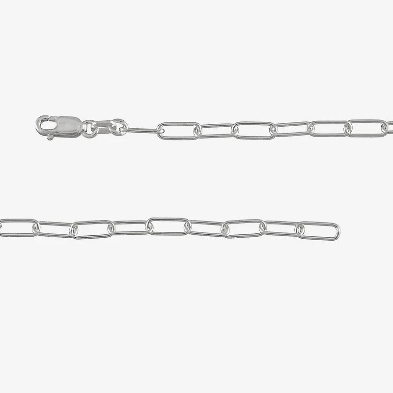 Made in Italy Womens Sterling Silver 20 Inch Link Necklace