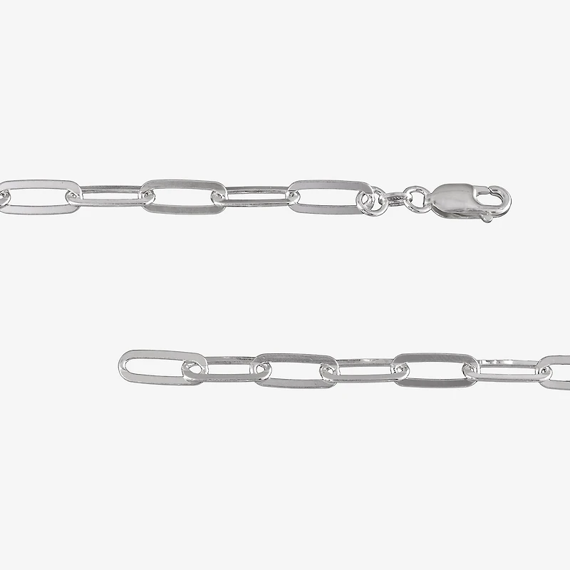 Made in Italy Womens Sterling Silver 20 Inch Link Necklace