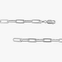 Made in Italy Womens Sterling Silver 20 Inch Link Necklace