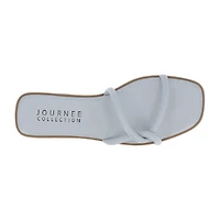 Journee Collection Womens Lauda Flat Sandals