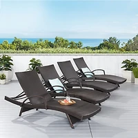 Adjustable 4-pc. Lounge Chair