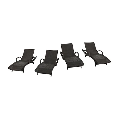 Adjustable 4-pc. Lounge Chair