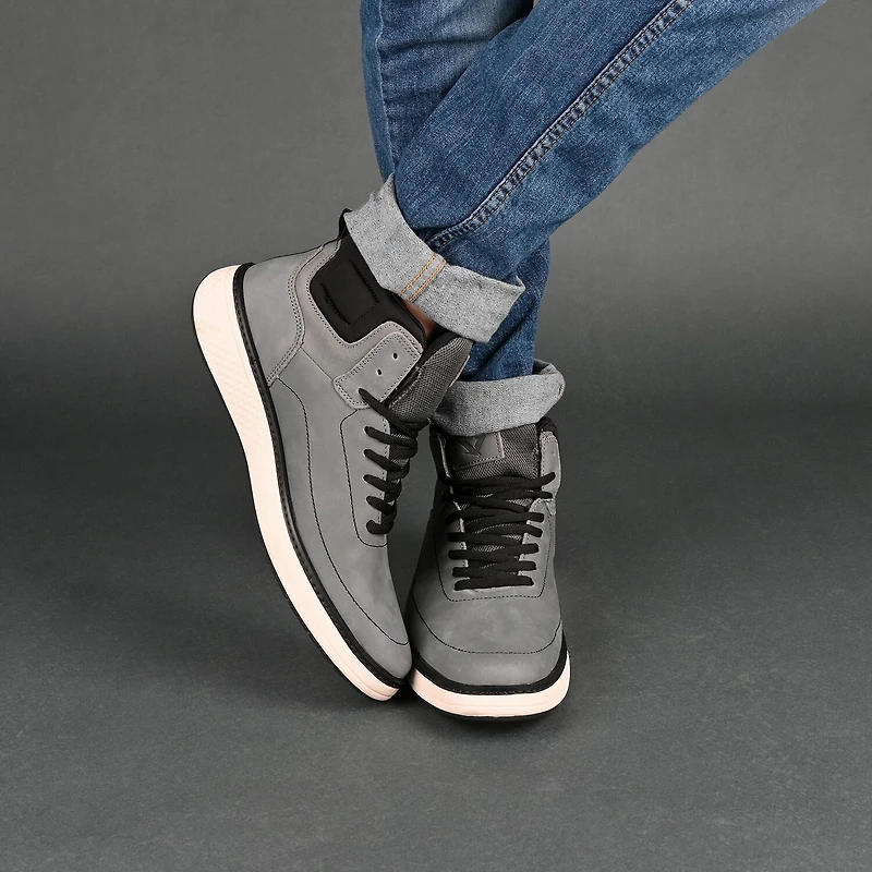 Territory Mens Roam Flat Heel Lace-Up Boots