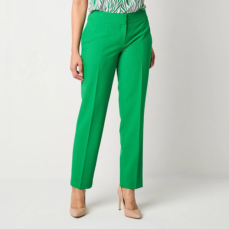 Black Label by Evan-Picone Womens Classic Fit Straight Suit Pant