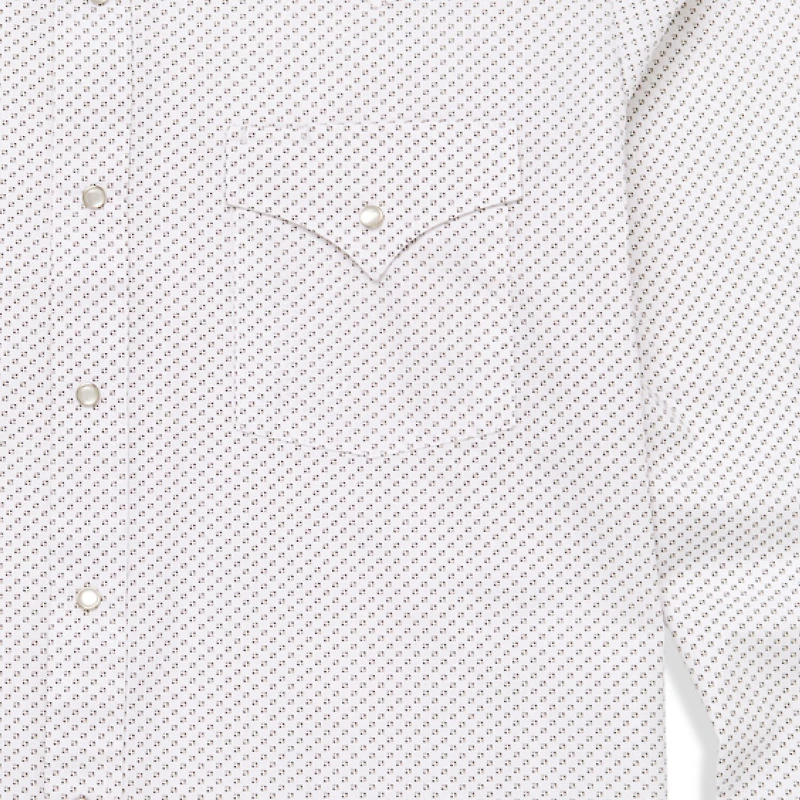 Ely Cattleman Mini Geo Print Mens Long Sleeve Western Shirt